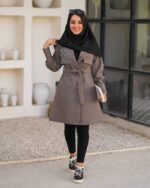 مانتو دو یقه دانشجویی 🩵 - تصویر 5