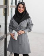 مانتو دو یقه دانشجویی 🩵 - تصویر 2