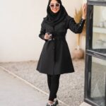 مانتو دو یقه دانشجویی 🩵