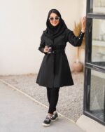 مانتو دو یقه دانشجویی 🩵
