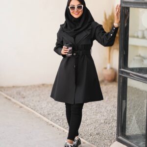 مانتو دو یقه دانشجویی 🩵