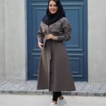 مانتو دو یقه بلند ✨