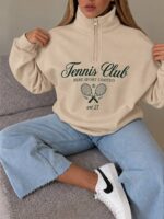 دورس نیم زیپ tenis club | دورس دخترانه | دورس اسپرت