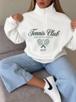 دورس نیم زیپ tenis club | دورس دخترانه | دورس اسپرت